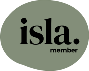 Logo for Isla, membership organisation for a sustainable events industry